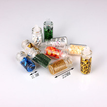 Wholesale 48 Bottles Nail Art Sequined Tips Decoration Tool Arcylic Nail Stickers Mixed Design Case Set