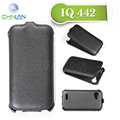 In Stock Selling Free Shipping Unique Business Style Thermoforming Leather Flip Vertical Mobile Case for Fly