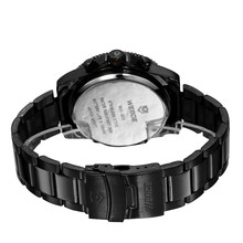 New Fashion Classical WEIDE Mens Sports Watches Military Army Full Steel Date Alarm Analog LED Digital
