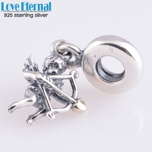 2014 new cupid dangle charms fits pandora style bracelets diy 925 sterling pendants for jewelry making