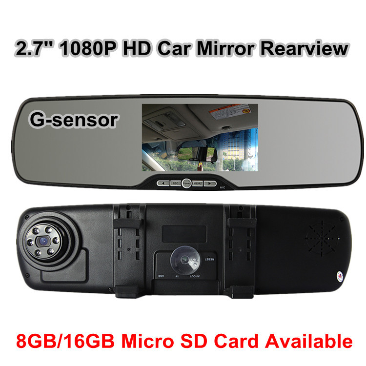 Rearview Mirror Car Recorder 1080p    -  3