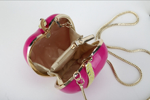 2015 new arrival mini clutch evening bag Designer Famous Brand Handbags Women Acrylic Apple Shape Clutches