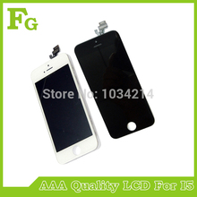 Free Shipping Mobile Phone Spare Parts For iphone 5 5G LCD Replacement With Touch Screen Assembly