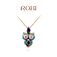 2015 Hot sale ROXI Necklaces pendants Flower pendant necklace women jewelry fashion jewelry