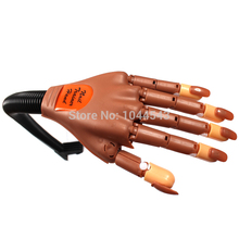 New Professional Nail Trainer Practice Hand Super Flexible Fingers Personal Salon Adjustable Practice Hand Nail Training