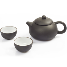 Free Shipping Drinkware KungFu Tea Set 1 Teapot 2 Teacup YiXing Purple Clay 3Pcs Red Tea
