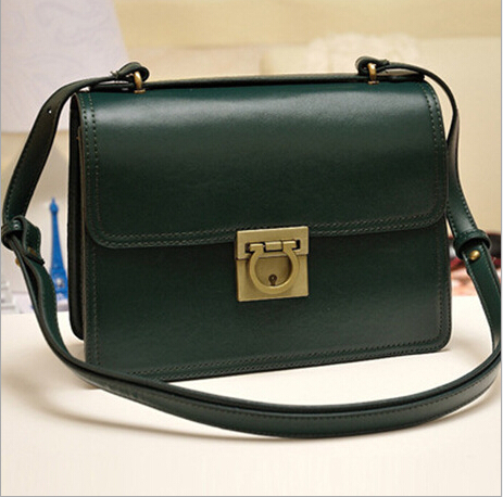 2014 European and American style women handbags genuine leather shoulder bags retro women messenger bags ladies