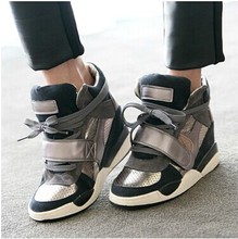 2014 winter women isabel marant sneakers leather wedge boots the Casual Ankle boots breathable personalized Height Increasing