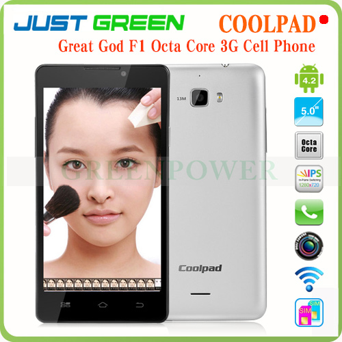 Coolpad F1 8297w WCDMA MTK6592 Octa Core Mobile Phone Android 4 2 5 0 HD Screen