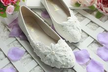 2015 women s spring and summer wedding shoes white lace pear wedding shoes bride bridesmaid shoes