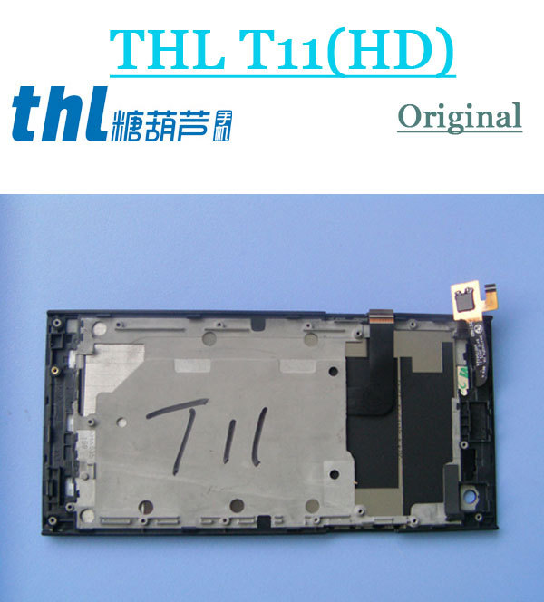 Original HD LCD Display Touch Screen With the Frame Assembly for THL T11 MTK6592 Octa Core