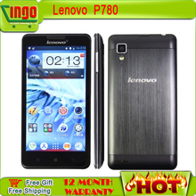 Original Lenovo P780 phone5 0 inch Android4 2 280x720 MTK6589 QuadCore 1 2GHz 1GB RAM 4GB