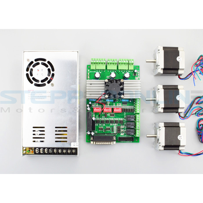 Купить 3 axis cnc комплект 1.26nm nema 23 шаговых двигателя & tb6600 ...