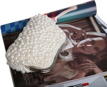HYSON SHOP Luxury Beading Evening Bags w Ring Ball Clutch Women Handbag Evening Party bag Evening