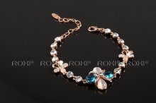 ROXI fashion women love bracelets gold plated Austrian crystal Valentine s Daywedding birthday Chrismas gifts party