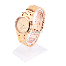 1pcs Women Girl Unisex Exquisite Charm Fashion Stainless Steel Quartz Wrist Watch Hot 