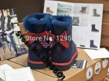 2014 Australia s high end brand slip snow boots warm wool snow boots genuine fashion flats