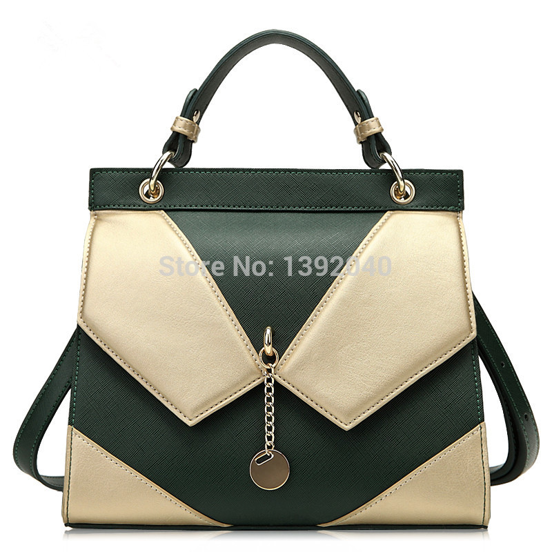 2014 winter new portable shoulder bag hit the color shells