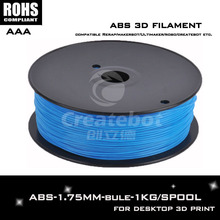 Made in China impressoras laser 3d filament 1.75mm/3mm 1 kg /plastic spool packaging