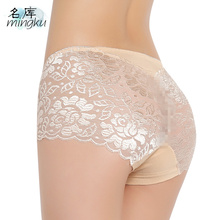 Women underwear briefs sexy women s Panties calcinha full transparent lace seamless string plus size women