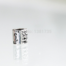 2015 Metal Charm European Beads 10 pcs 7mm Antique Beads Fit Pandora Jewelry Findings Diy Accessories