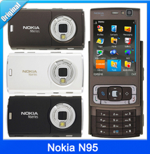 Original Nokia N95 WIFI GPS 5MP 2 6 Screen WIFI 3G Unlocked N95 Mobile Phone Free