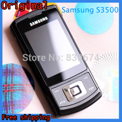 S3500 Original Unlocked Samsung S3500 Mobile Phone Bluetooth 2MP Camera FM JAVA MP3 Cheap Cell Phone
