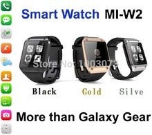 Free shipping Bluetooth Smart Watch WristWatch W2 wristwatches iPhone 4/4S/5/5S Samsung S4/Note 2/ 3 Android Phone Smartphones