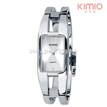 KIMIO Luxury Fashion Designer Geneva Quartz Watch Women Stainless Steel Bracelet Watches Brand Wristwatches Relogio Feminino
