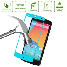 Sales Promotion Link Dream Tempered Glass Film Spare Parts Protector for LG Nexus 5 Spare Parts(Blue)