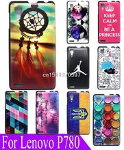 Case cover for lenovo P780 Beauty Painting Feather Dream Catcher Skin Custom Protective Phone Hard Plastic