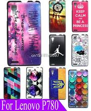 New Arrival Dirt Proof Beauty Painting Hakuna Matata Space Style Custom Cover Case for lenovo P780