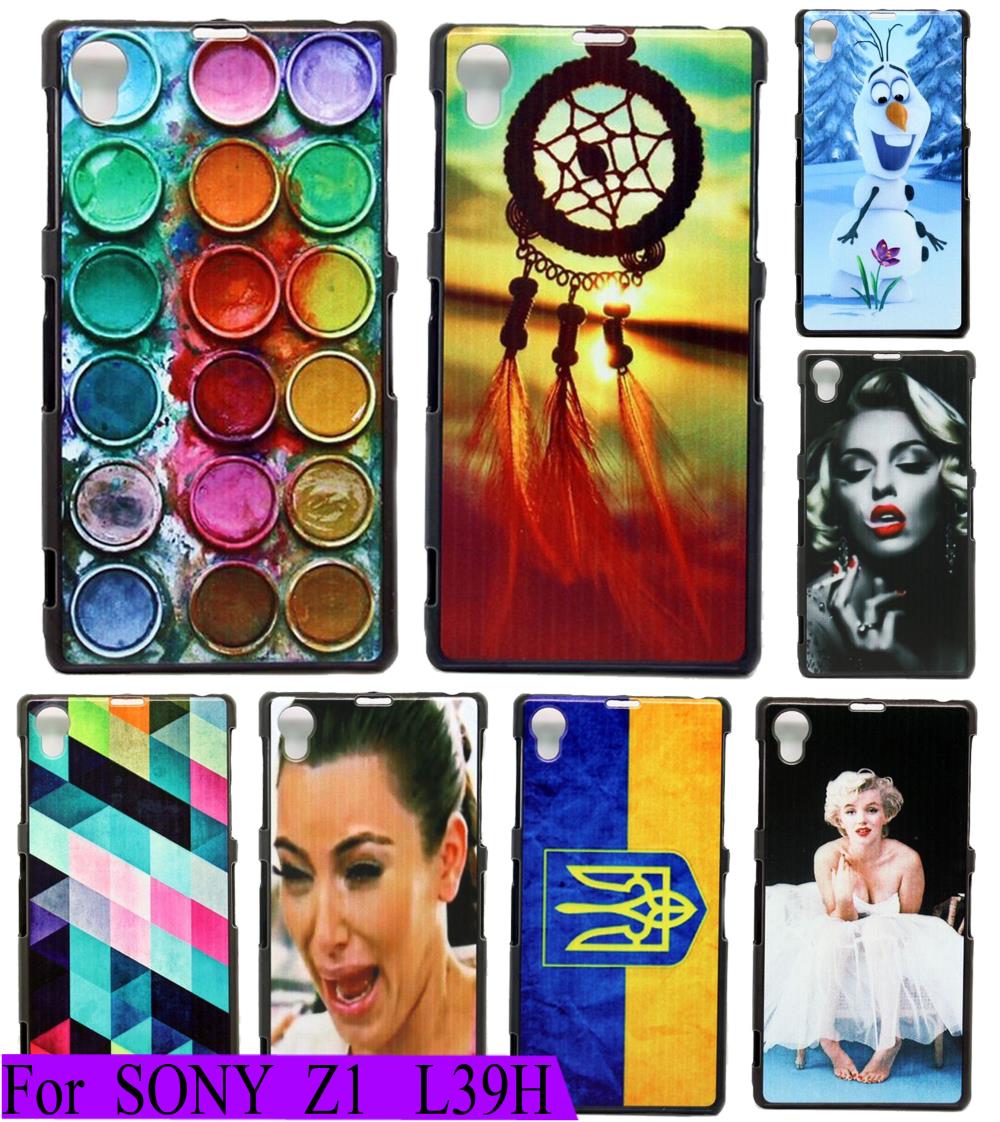 For SONY Xperia Z1 L39H C6902 C6903 C6906 Cover Case Charming Luxury Skin Custom Cellphone Hard