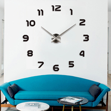 living room modern big diy wall clock large decorative stickers sale elegant beautiful home decoration promotion