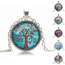 glass cabochon necklace pendant necklace art picture silver chain necklace women necklace jewelry fashion  2014