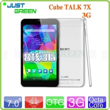 Cube U51GT C8 Talk 7X MT8392 Octa Core Tablet PC 7 inch 1024*600 IPS Screen Phone Call Tablet PC WCDMA GPS Bluetooth FM