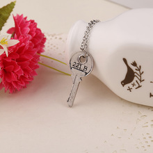 Cupid Fashion Jewelry The Door Key To 221B Sherlock Necklace Pendant Friends girlfriends Necklace Number Sign