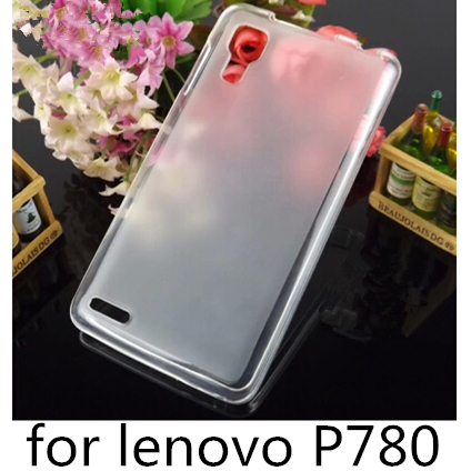 case for lenovo P780 Mobile Phones back cover case luxury silicone TPU Soft Gel Cover Case