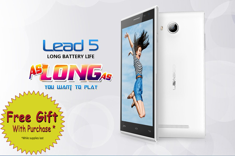 Original Leagoo Lead 5 MTK6582 Quad Core Mobile Phone Android 4 4 1GB 8GB 8MP 3