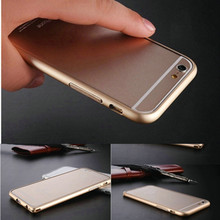 Ultra-thin Circle Arc Aluminum Bumper For iphone 5 5s Luxury Space aluminum case No Screw Metal buckle bumper for iphone 4 4s