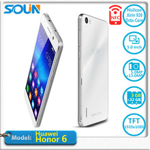 Original Huawei Honor 6 Kirin 920  H60-L12 Octa Core Cell Phones 3GB RAM 16GB/32GB 13.0MP Dual Camera Dual SIM LTE 4G Android