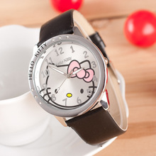 Hello Kitty watch KT 6 diamond leather strap watch children watch fashion watch relogio infantil reloj