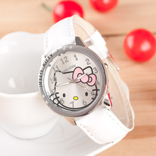 Hello Kitty watch KT 6 diamond leather strap watch children watch fashion watch relogio infantil reloj