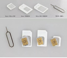 Micro card to Standard card Nano Sim Card Eject Pin Key Hot 4 in 1 For