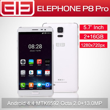 Elephone P8 Pro 5.7 Inch Mobile Phone RAM 2G 16G mtk6592 Octa Core Smart Phone Android 4.4 13MP Camera 3G WCDMA Cellphone