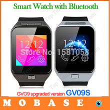 Hot selling Smart HD Watch phone GV08 upgrade GV09S Sync Smartphone Call SMS Anti lost Bluetooth
