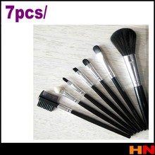 6Pcs Peofessional  Makeup Brushes Black Color Cosmetic Tool Factory Wholesale powder eyeshadow smudged eyeliner foundation brush