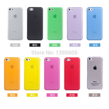 Hot sales and free shipping for apple iphone 5c case 0.3mm Ultra-Thin Slim PP Protection Cell Phone Cases Cover 10 colors