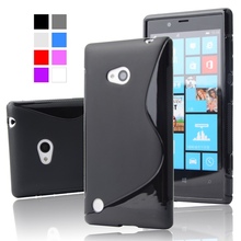 For Lumia 730 S LINE Anti Skiding Gel TPU Slim Soft Matte Case For Nokia Lumia 730 Cell Phone Rubber Silicon Protective Cover