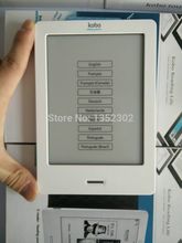 Kobo,6 inch, e-ink, ebook reader, touch screen,e book ,not glo, wifi,ereader,ink,books free shipping ,also have kindle for sale